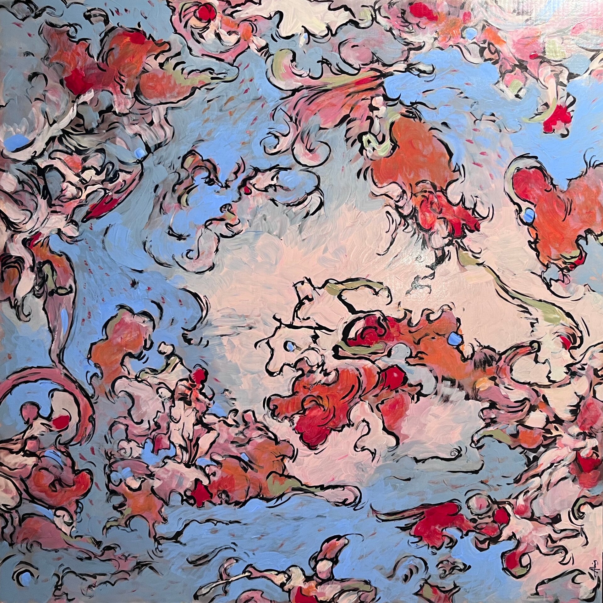 « C’est la castagne chez les anges »