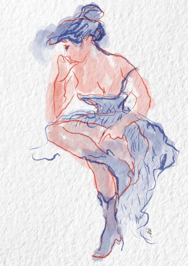 « La pensive »