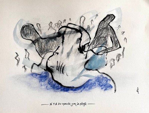 Il y a du monde sur la plage
