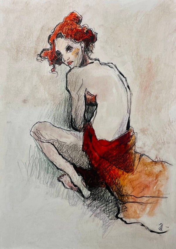 La rousse effarouchée