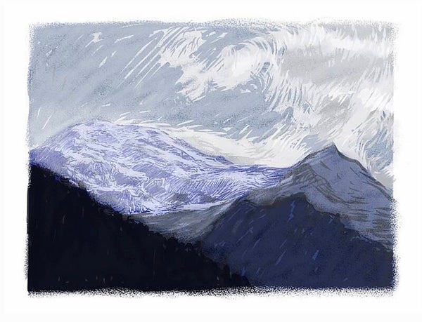 « Coulée de blanc »