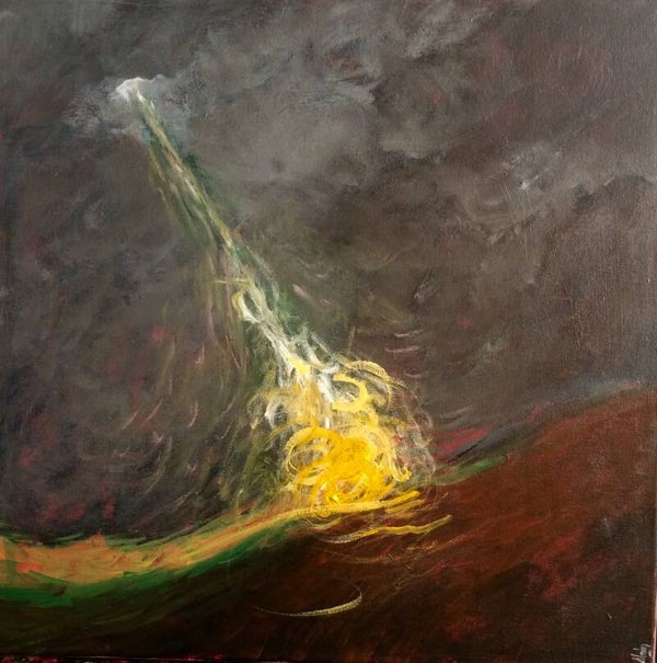 Peinture « Un petit coin de paradis »