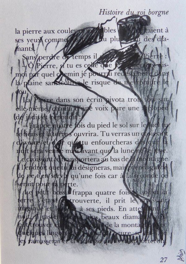 Dessin « Histoire du roi borgne » 17x12-ro 04