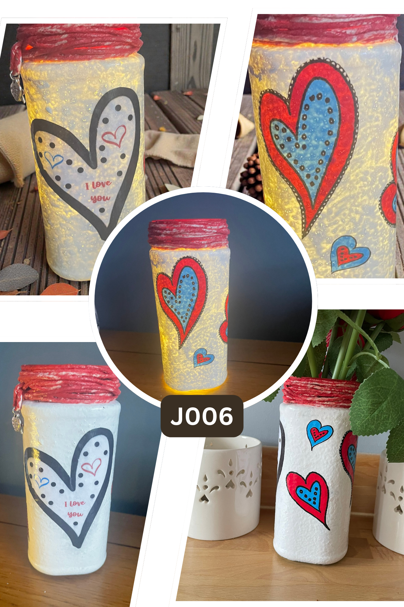Valentine's Day Tealight holder - J006