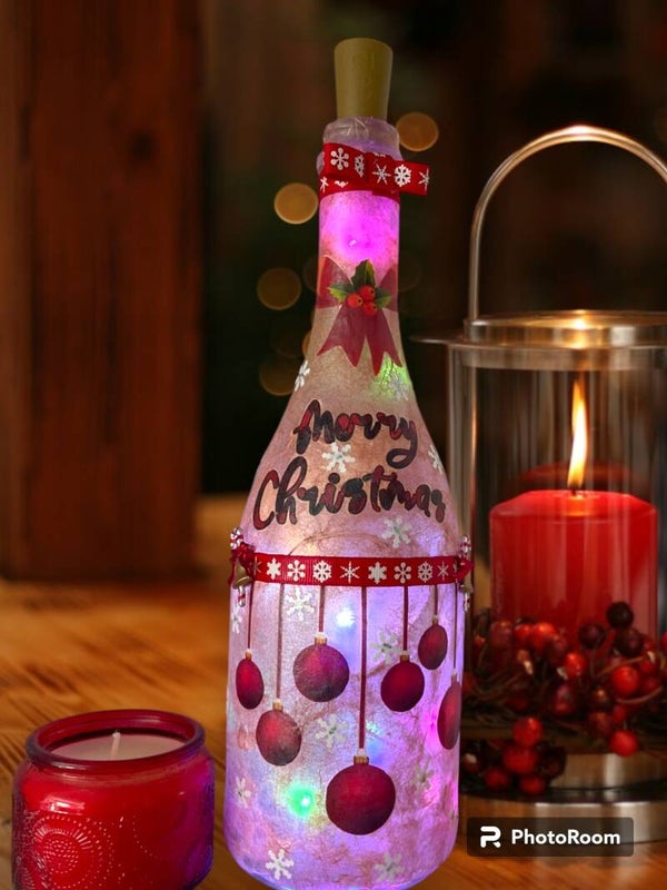 Christmas Table Lamp - Baubles