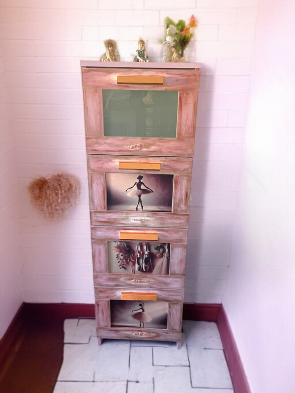 'GRACE' - Ballerina themed chest of drawers