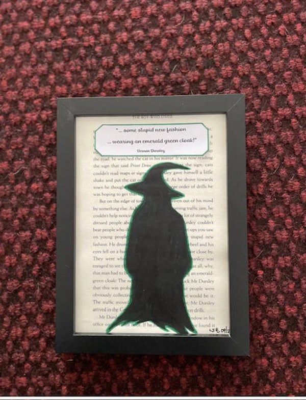 Painted Book Art - Wall Hanging