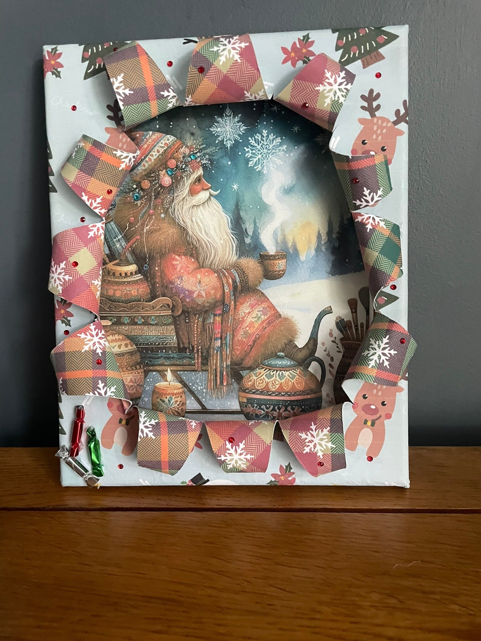 Christmas Busted Canvas