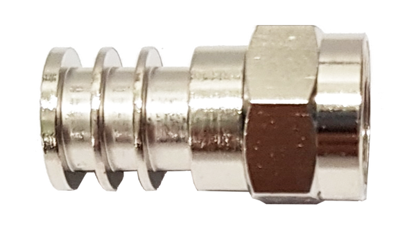 CONNETTORE F  A CRIMPARE  PER CAVI Ø5MM