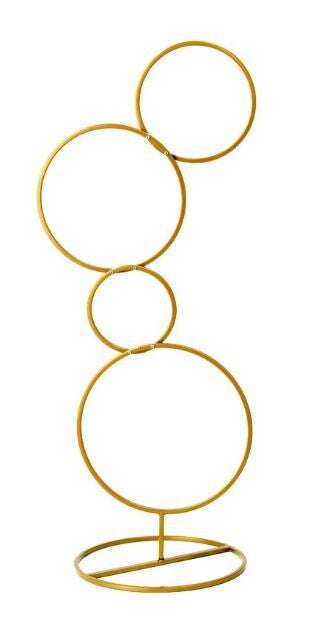 Support floral ronds