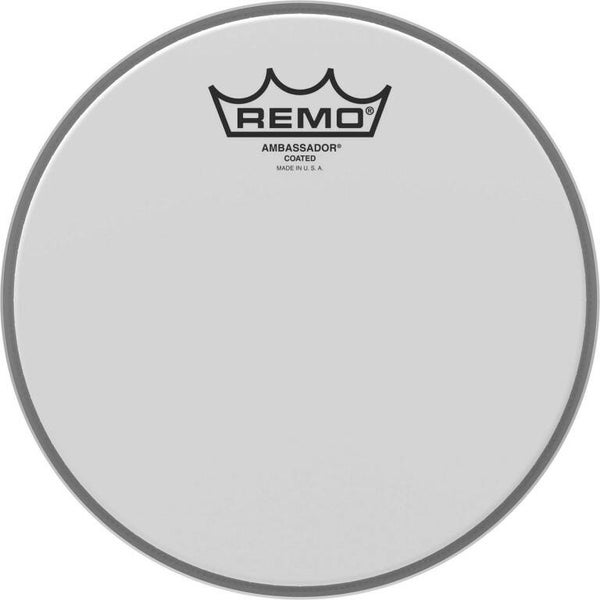 Remo 8" Ambassador Coated Batter.