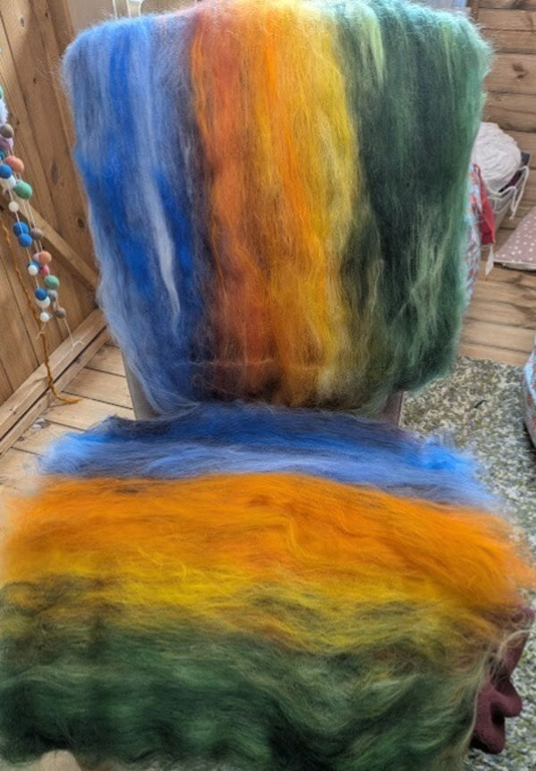 2 x made to order carded batts