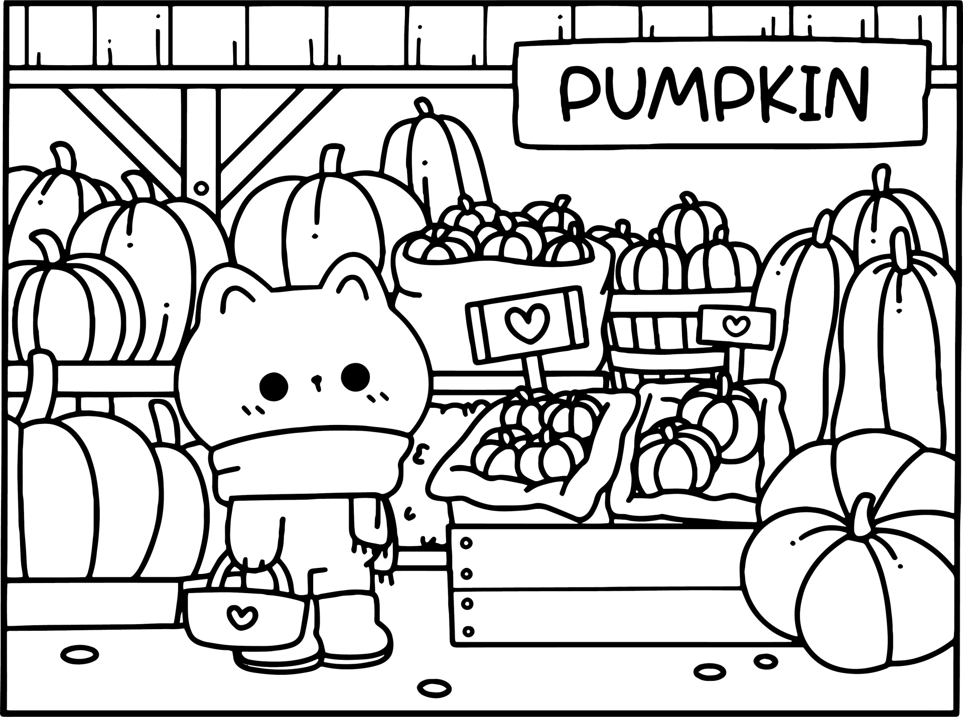 Free Kawaii Cozy Coloring Sheets | Cute Aesthetic Printable Coloring Pages for Relaxation & Stress Relief