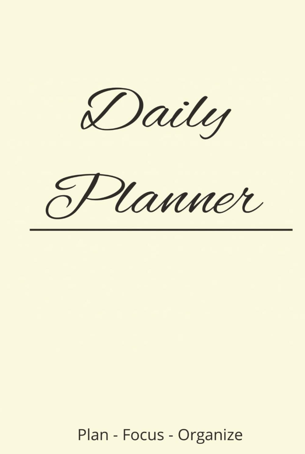 Daily Planner – Hardcover Daily Organizer for Productivity & Everyday Planning