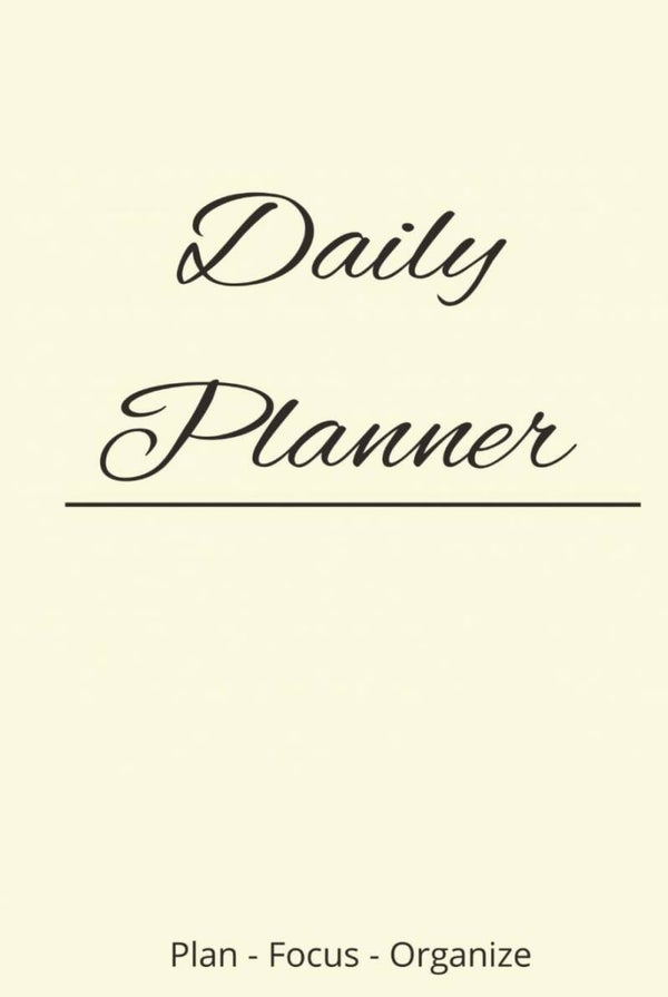 Daily Planner – Hardcover Daily Organizer for Productivity & Everyday Planning