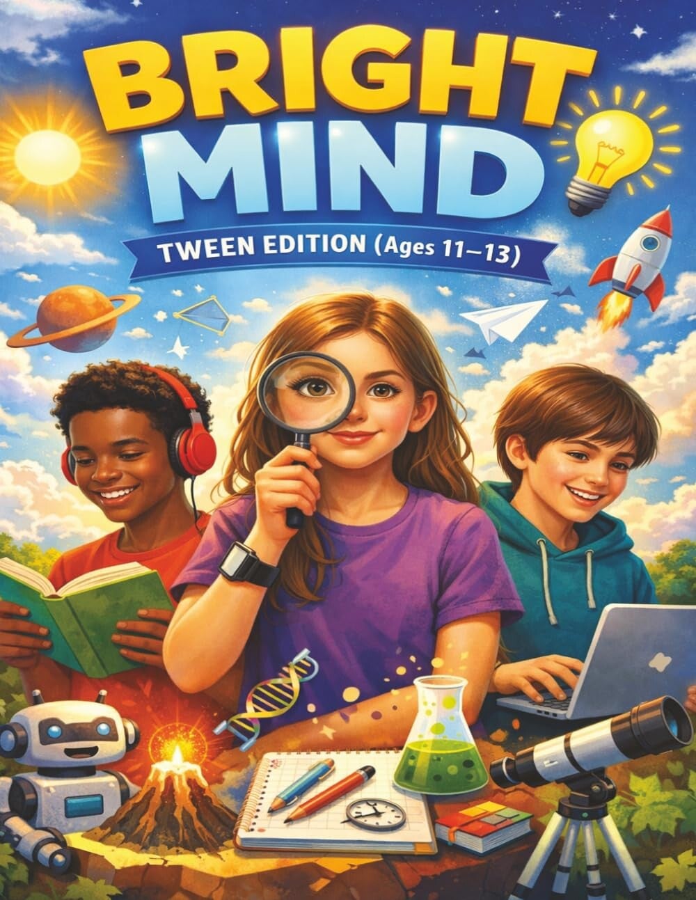 Bright Mind: Tween Edition – 12-Week Guided Journal for Ages 11–13