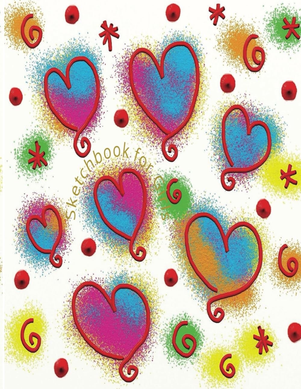 8.5 x 11 Paperback Sketchbook for Girls – Individual or Mystery Surprise Bundle