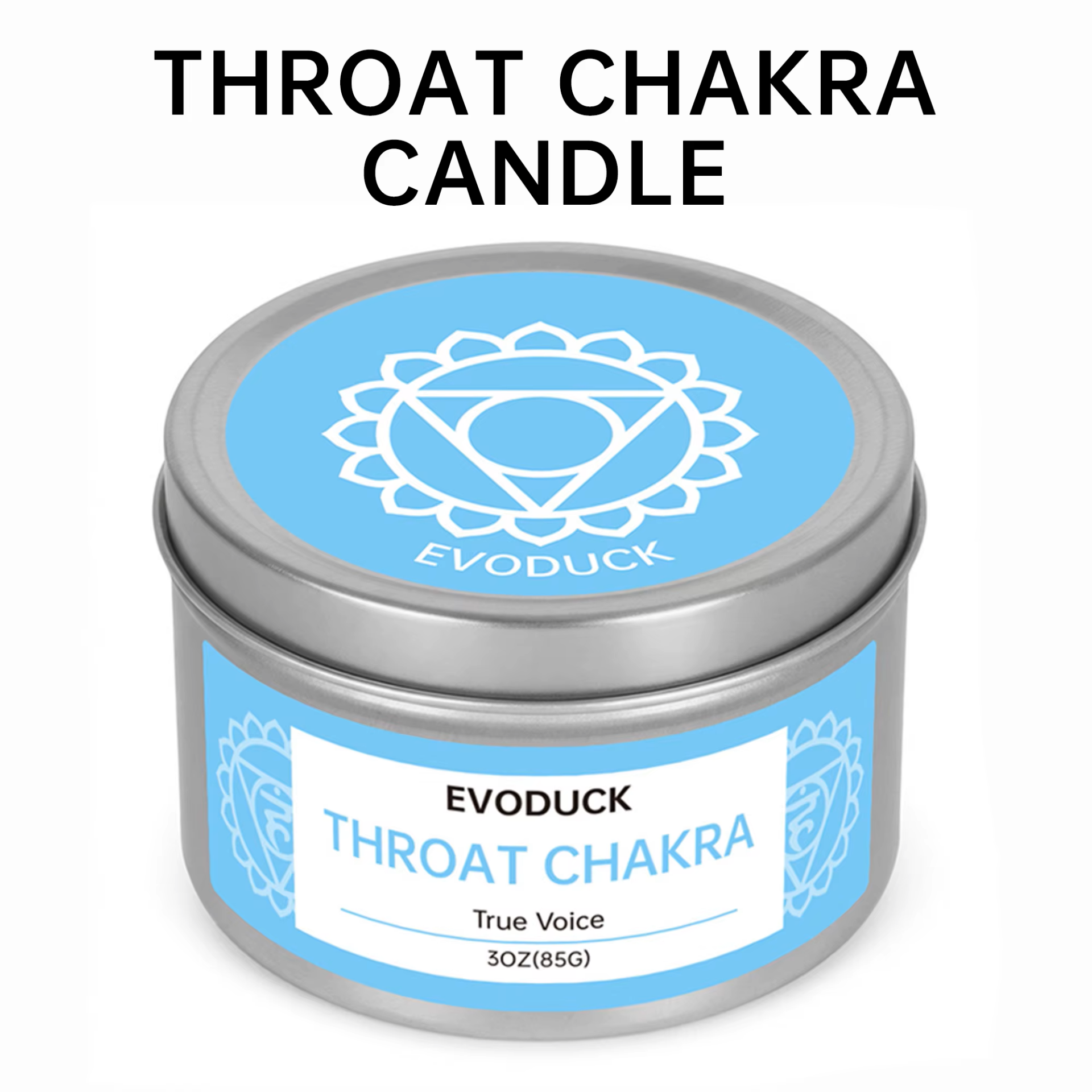 7 Chakra Scented Candle Set – Soy Wax Candles with Crystals