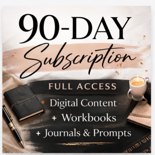 🌿 90-Day Guided Journaling Subscription (Upfront)
