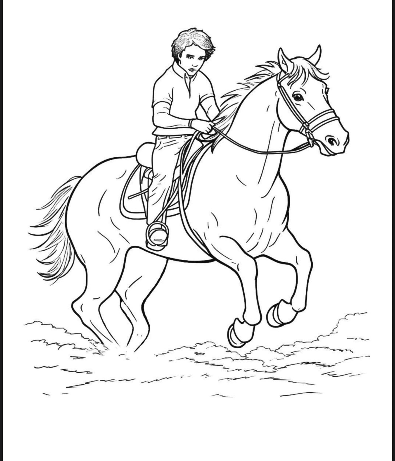 51 Equine Coloring Sheets PDF – Printable Horse Coloring Pages for Kids | Ponies, Foals & Farm Horses