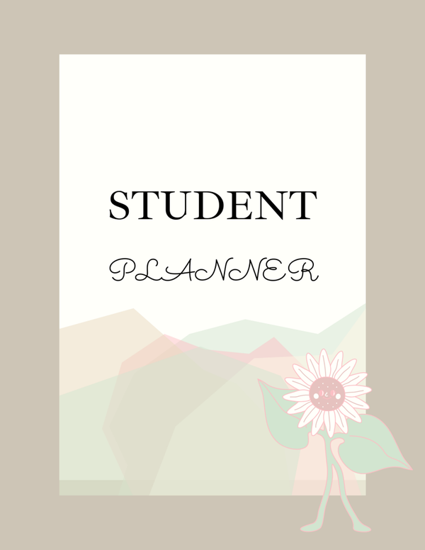 Back-to-School Student Planner Printable | Academic PDF Planner