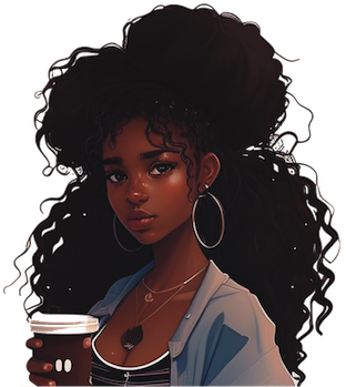 Black Girl Magic Stickers | Aesthetic Empowerment Vinyl Stickers for Journals, Laptops, Water Bottles & Melanin Magic Gifts