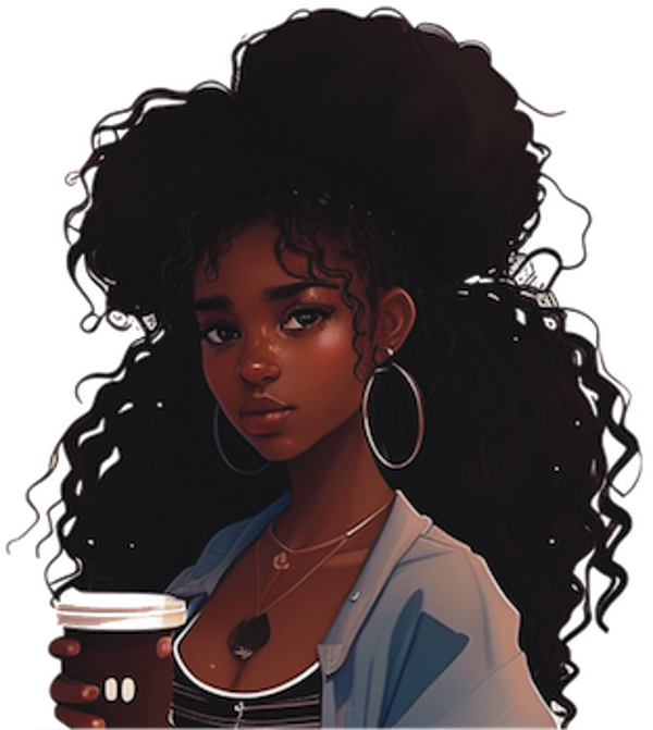 Black Girl Magic Stickers | Aesthetic Empowerment Vinyl Stickers for Journals, Laptops, Water Bottles & Melanin Magic Gifts
