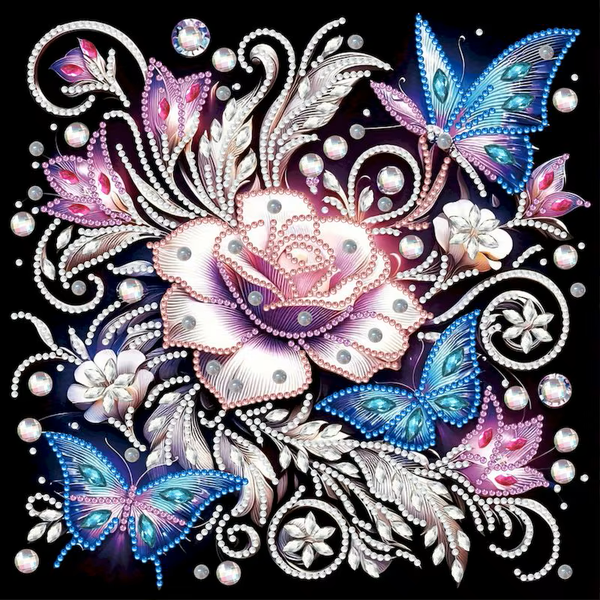 Butterfly Diamond Painting Kit – Special Shape Diamond Art for Beginners