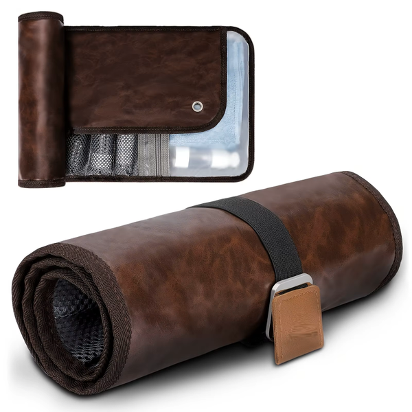 Compact Travel Toiletry Bag – Roll-Up Bathroom & Hygiene Organizer