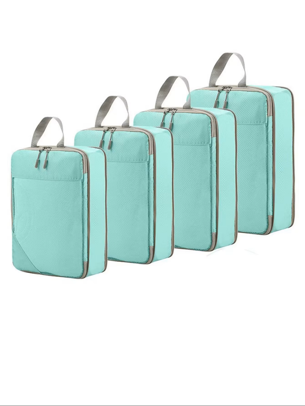Compression Packing Cubes for Suitcases – Expandable Travel Organizers