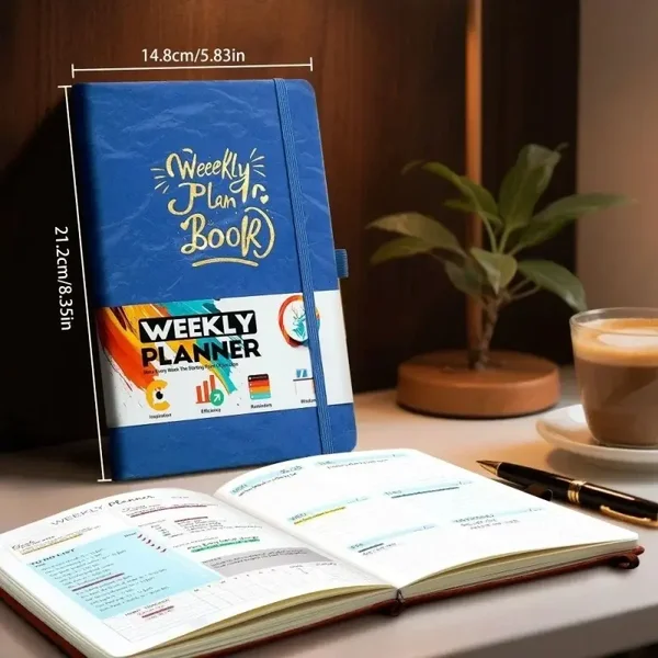 A5 Weekly Planner & Budget Book – To-Do List, Schedule & Cash Budget Organizer