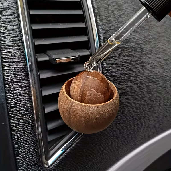 Mini Wood Essential Oil Diffuser – Car & Home Fragrance