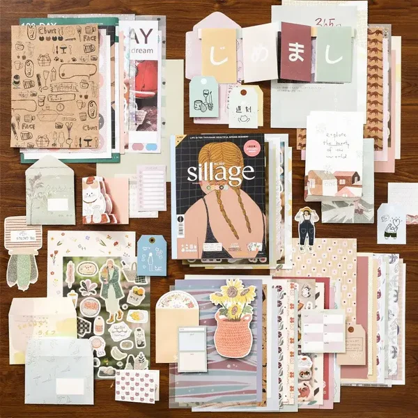 Creative Inspiration Sticker Book – 58-Piece Journal, Planner & Scrapbook Sticker Set