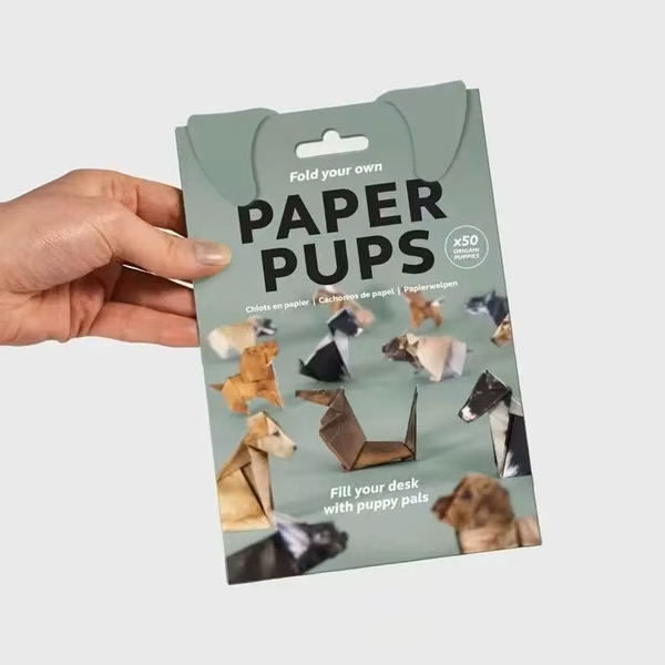 DIY Origami Animal Craft Kit – 50-Piece Paper Cats, Dogs & Dinosaurs