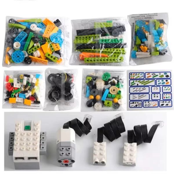 280-Piece STEM Building Blocks Kit with Electronic Sensors – Robot Programming & Creative Learning