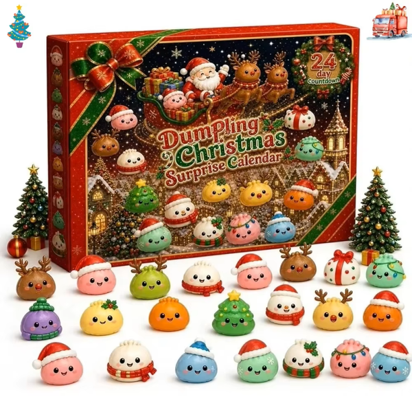 Christmas Squishy Advent Calendar 2026 – 24-Day Fidget Countdown Calendar, Sensory Squishy Toys & Fidget Surprises for Adults, Christmas Party Favors & Gifts