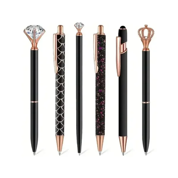 Cute 6-Piece Ballpoint Pen Set