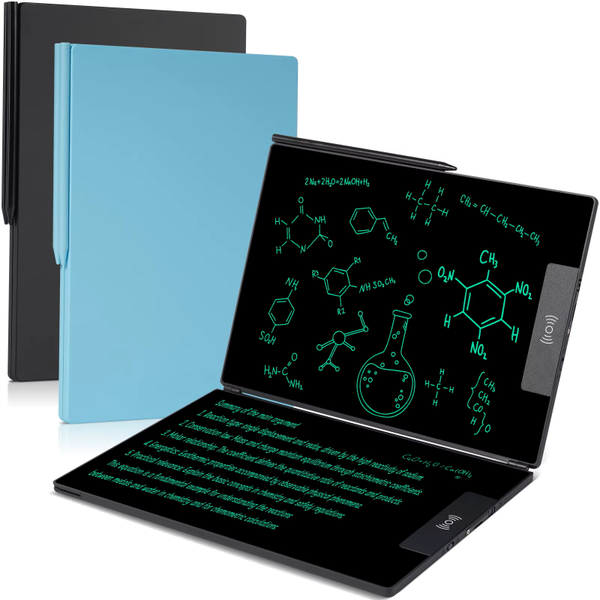14.3-Inch Folding LCD Writing Tablet – Split-Screen Erasable Digital Notebook & Drawing Board