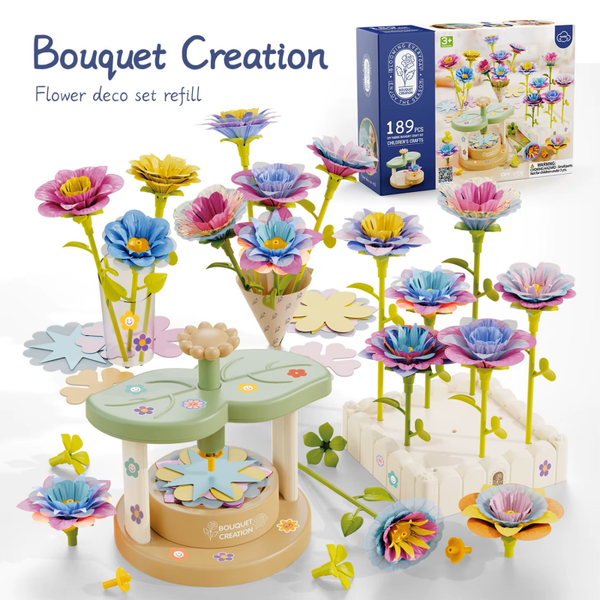 DIY Flower Making Craft Kit – Reusable Fabric Flower Bouquet Project