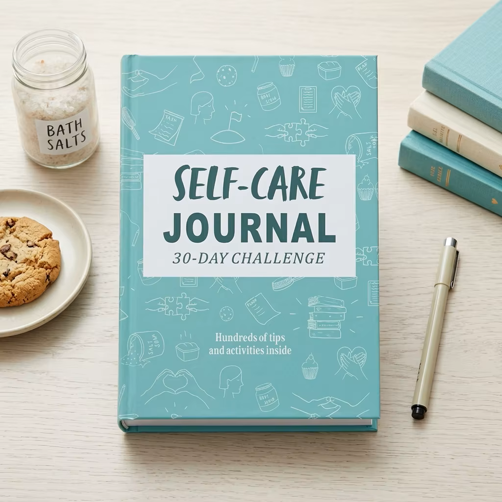 30-Day Self-Care Journal – Guided Daily Prompts, Personal Growth & Habit Tracker