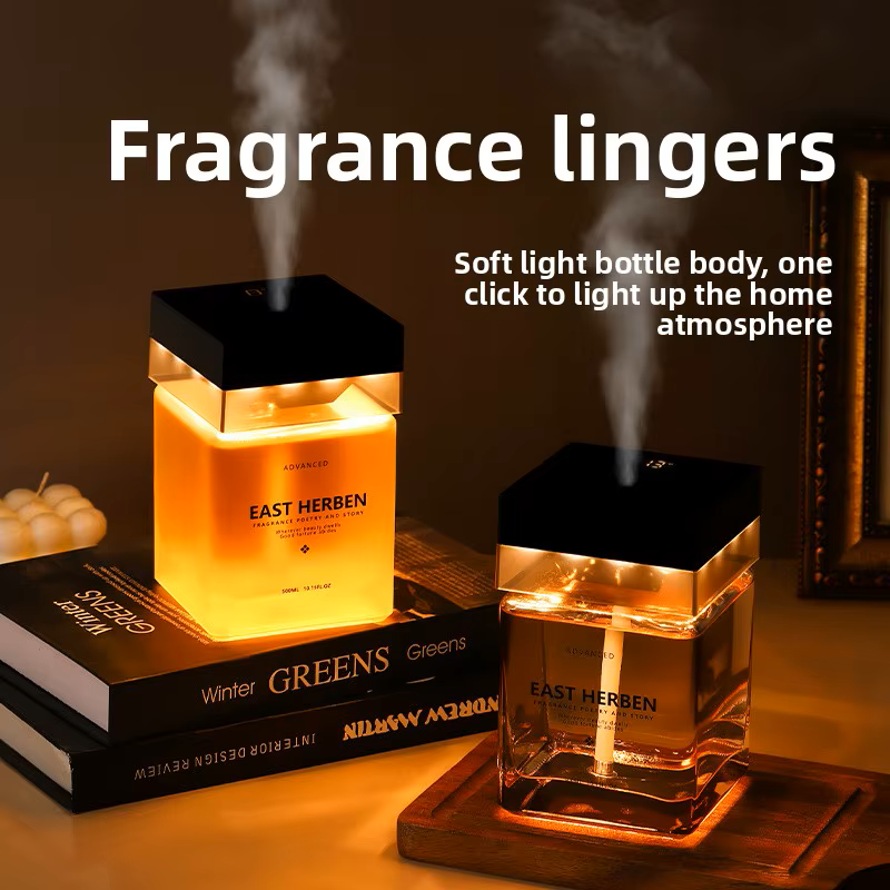 500 ml Smart Aromatherapy Diffuser – Voice Control & Ambient Lighting