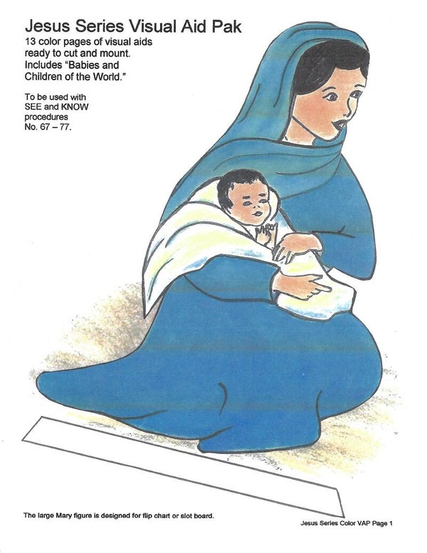 2030 Visual Aid Pak (Color) Jesus Series (Includes Jesus & Children of the World)