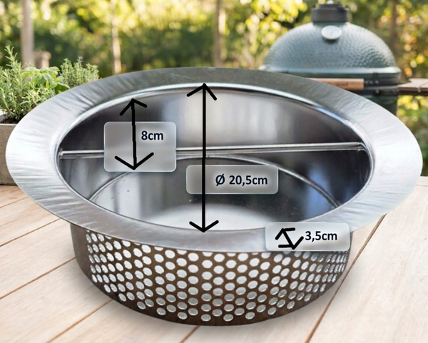 Kamado Asbak Large & Extra Large (21–24 inch)