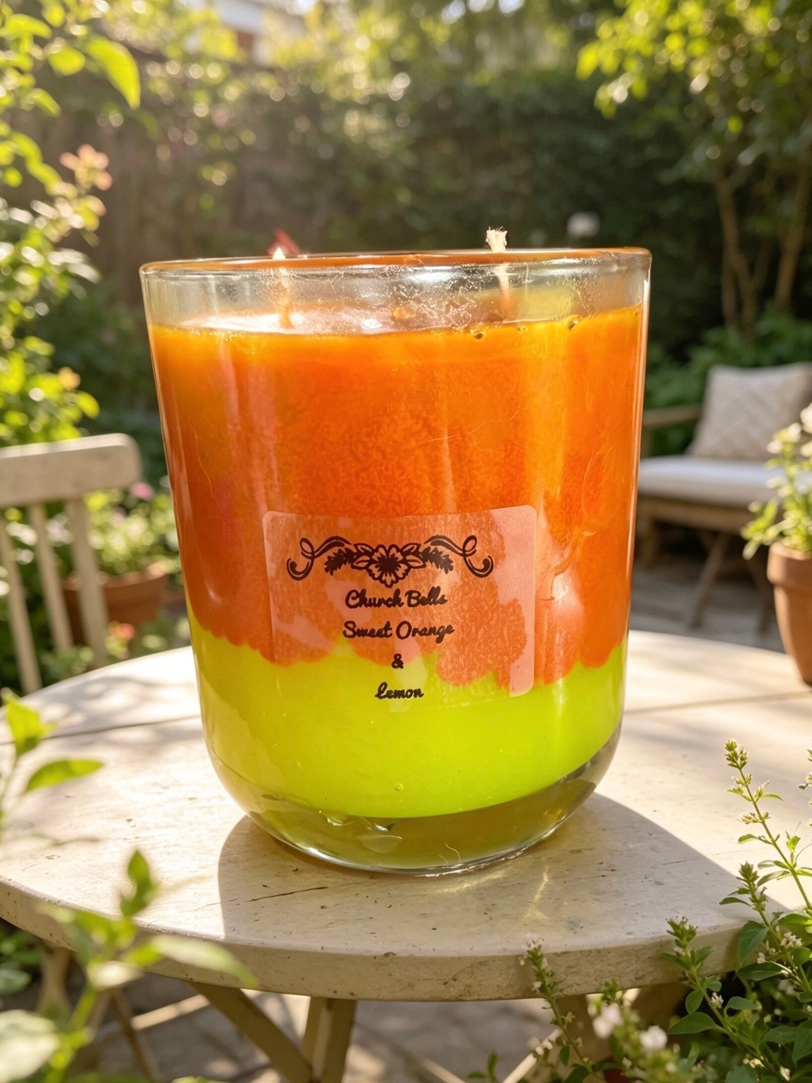 Gel and Soy wax blended candle