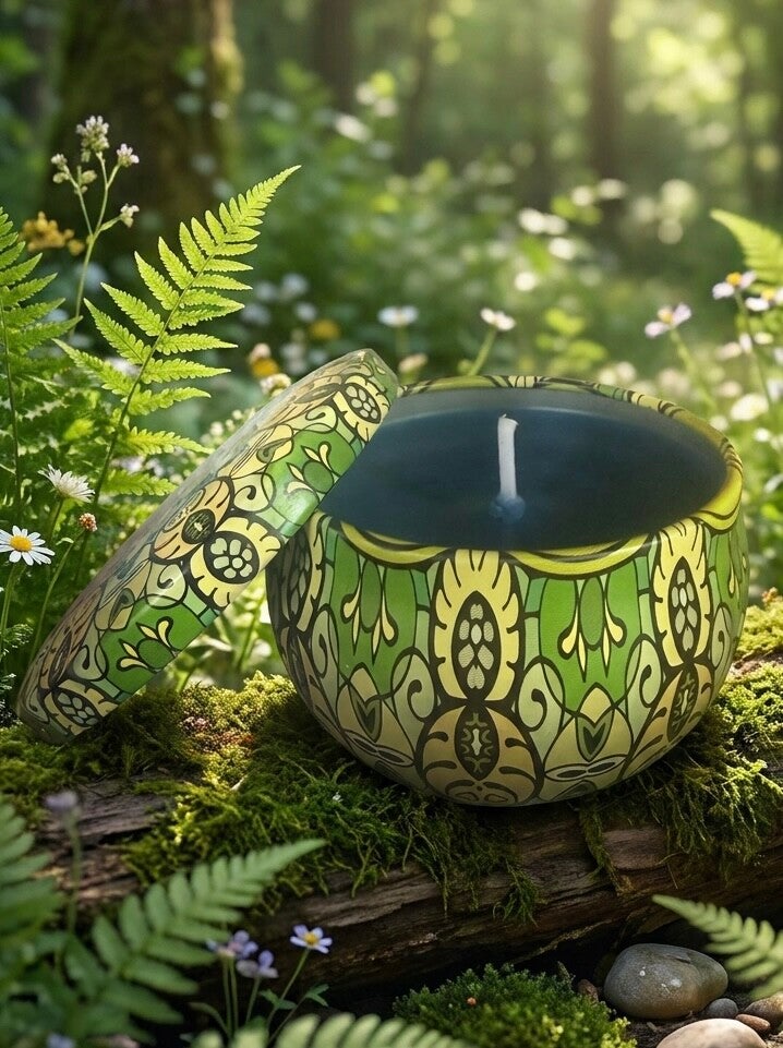 Mandala Candle