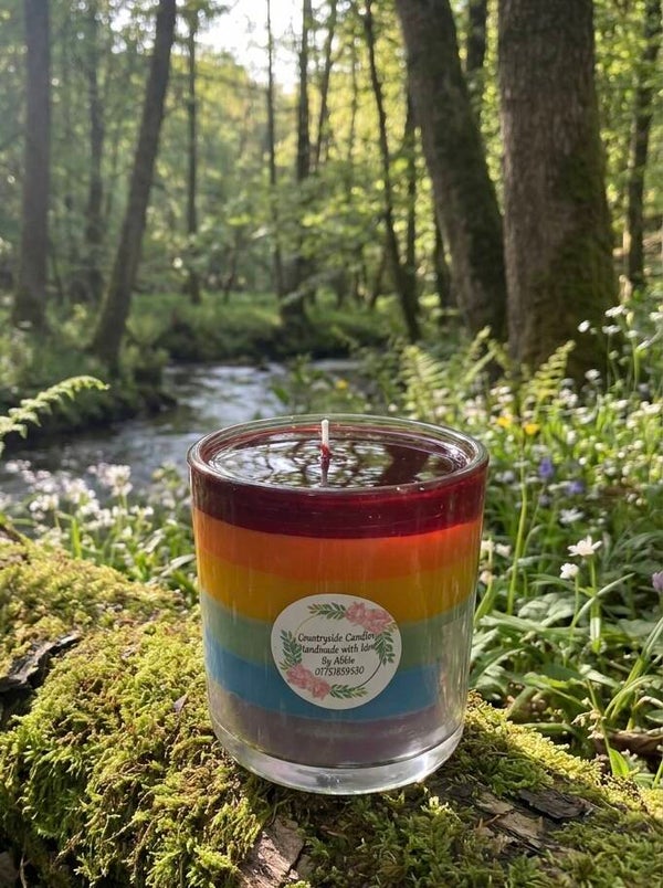 Rainbow/Pride Candle