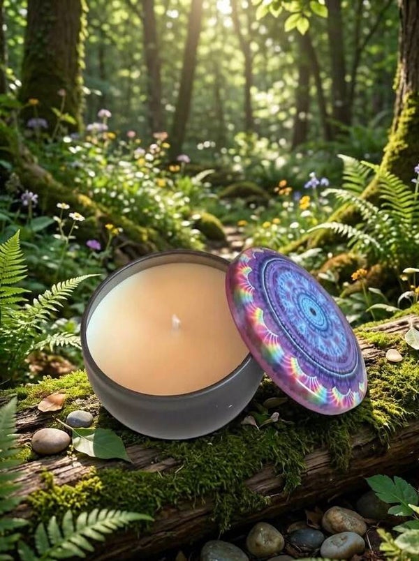 Mandala Candle