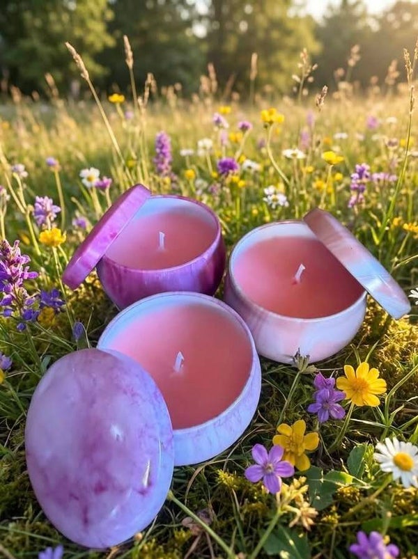 Retro tinned candles