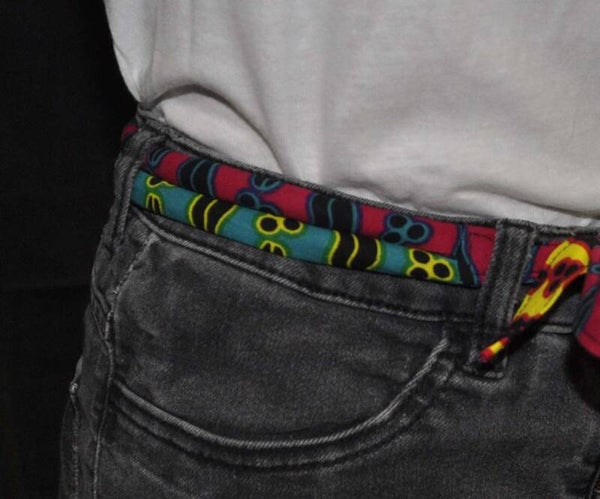 Ceinture 2 bandes en Wax