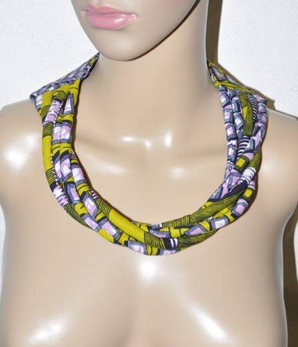 Collier 3 branches " vrillées "